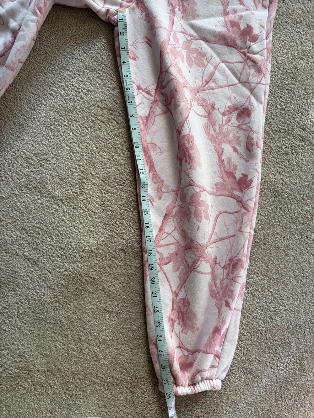 Abercrombie and Fitch Pink Floral Hoodie size M & Sweatpants size S - Picture 7 of 10